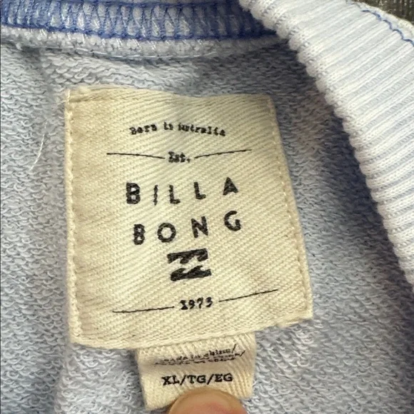 billabong sweatshirt size xl blue with sun day print. excellent condition. - Picture 2 of 7